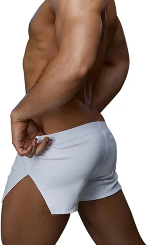 Miniatura 17 de Muscle Alive Pantalones cortos de correr para hombre con bolsillos, ropa atlética, algodón de rizo francés con 3 o 5 pulgadas
