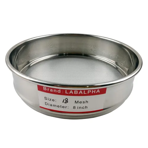 Miniatura 12 de LABALPHA Laboratorio tamices Pan con tapa, 8" de diámetro, acero inoxidable 304