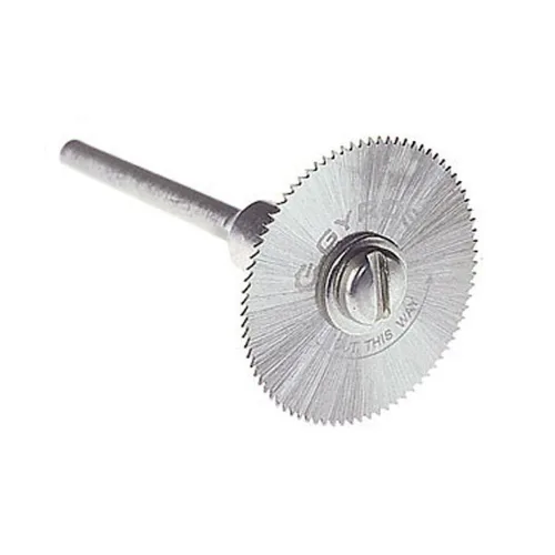 Miniatura 14 de Gyros Mini hoja de sierra circular, dientes gruesos de 1 ½ pulgadas de diámetro con 44 dientes por pulgada rápido para cortar plástico, maderas