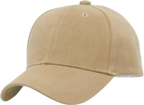 Miniatura 52 de TOP HEADWEAR Sombrero de béisbol ajustable con cierre de velcro para niños en blanco