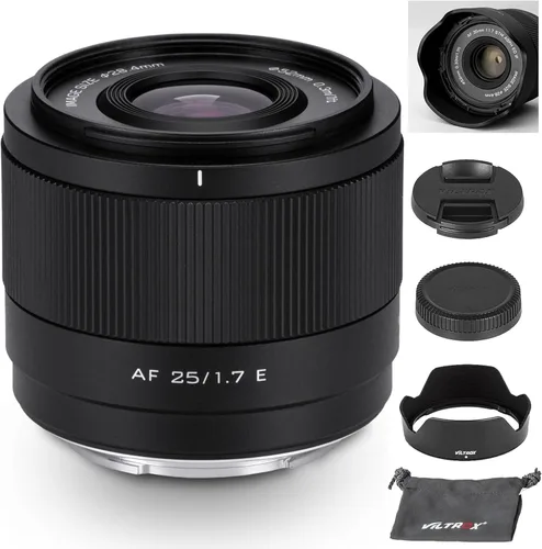 Miniatura 11 de VILTROX 9mm F2.8 lente E-Mount APS-C para Sony, lente Prime ultra gran angular con enfoque automático para cámaras Sony E-Mount FX30 ZV-E10 ZV-E10II
