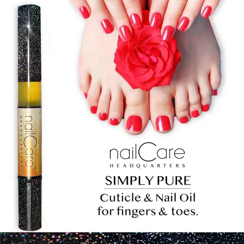 Miniatura 5 de Nail Care Headquarters Simply Pure - Bolígrafo de aceite para cutículas para uñas, fortalecedor de uñas y suero de crecimiento para uñas dañadas
