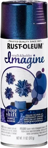 Miniatura 2 de Rust-Oleum Imagine Craft & Hobby Color Shift Pintura en aerosol Purple Sunrise, 11 onzas