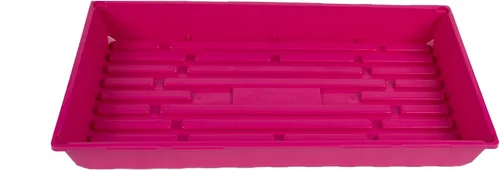 Miniatura 9 de SUNPACK Bandeja de inicio de semillas de plástico de 10 x 20 pulgadas, color negro, 2.5 pulgadas, sin agujeros de drenaje, ideal para invernaderos