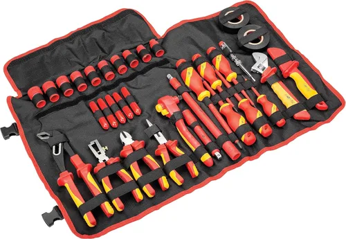Miniatura 11 de Powerbuilt - Juego de herramientas VDE de 13 piezas, carraca aislada, llaves, extensiones, vehículos eléctricos y híbridos de alta tensión