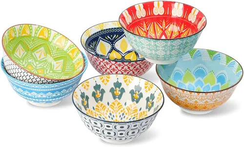 Miniatura 8 de Juego de Tazones para Ramen Tazones Pho - Juego de Tazones de Sopa de Porcelana de 3 Piezas - Juegos de Tazones para Fideos para Cocina 35 oz