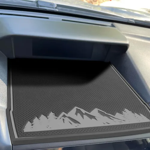 Miniatura 2 de Alfombrillas de tablero para accesorios Subaru Crosstrek 2023-2018, Forester 2019-2024, Impreza 2018-2023, forro interior antideslizante para Gris