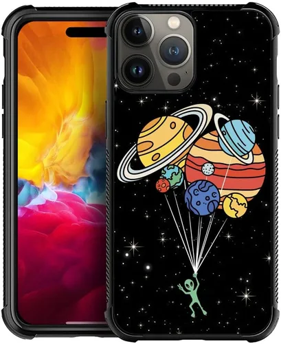 Miniatura 25 de Funda compatible con Google Pixel 4A 5G, sistema solar de globo alienígena, diseño de patrón increíble, a prueba de golpes, antiarañazos, carcasa
