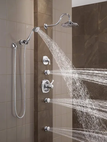 Miniatura 7 de DELTA FAUCET -FAUCET 50102-KS Spray de montaje superficial/chorro de cuerpo, acero inoxidable negro