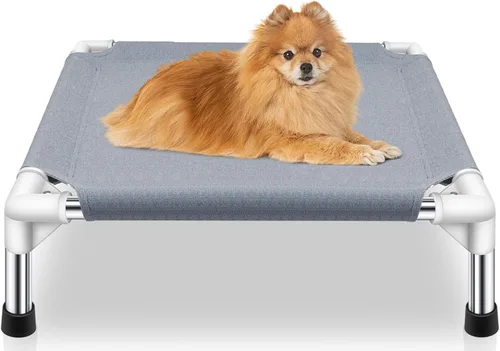 Miniatura 8 de Cama elevada para perros al aire libre, camas para perros grandes, camas elevadas de enfriamiento portátiles para perros grandes para interiores