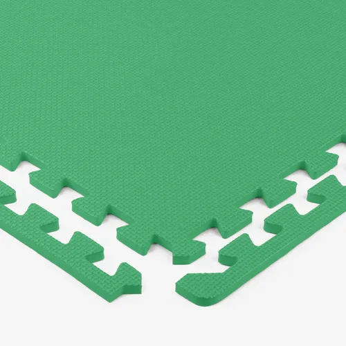 Miniatura 3 de Flooring Inc's - Alfombrillas de ejercicio de rompecabezas, alfombrillas de espuma EVA entrelazadas para protección, suelo de entrenamiento Verde