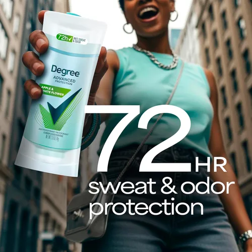 Miniatura 6 de Degree Advanced Protection - Desodorante antitranspirante White Flowers & Lychee para mujeres, 72 horas de control del sudor y el olor