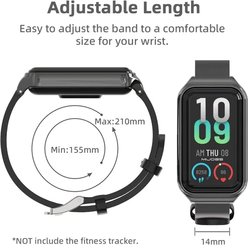 Miniatura 8 de Strap for Amazfit Band 7 Microfiber Leather Replacement Strap Watch Wrist Band Smart Bracelet Accessories for Amazfit 7 Fit