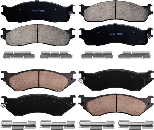 Miniatura 5 de Detroit Axle - Pastillas de freno para Dodge Ram 2500 3500 2003-2008, Ram 4000 2005-2008, 2004 2006 2007 Pastillas de freno de cerámica delanteras