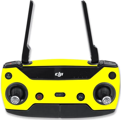 Miniatura 3 de MightySkins Skin compatible con DJI Spark Mini Drone Controller - Blanco sólido Funda protectora de vinilo duradera y única Fácil de aplicar