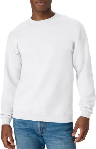 Miniatura 29 de Hanes EcoSmart - Sudadera de forro polar con cuello redondo para hombre, disponible en tallas grandes y altas, paquete de 1 o 2