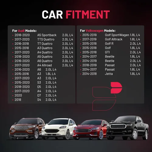 Miniatura 2 de BDFHYK Paquete de bobina de encendido UF716 y bujías de iridio LFER7BHX compatibles con Audi A3 A4 A5 A6 Q5 Q7 S3 S4 TT Volkswagen Beetle Golf