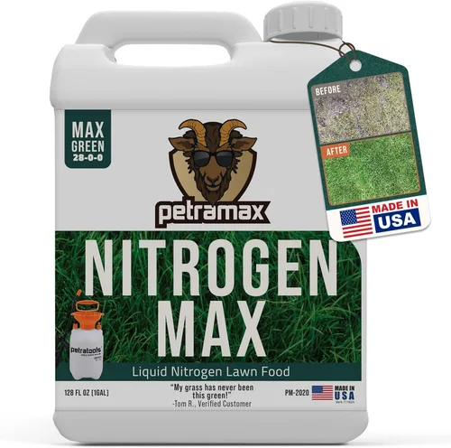 Miniatura 8 de Petramax Fertilizante líquido de nitrógeno 28-0-0 NPK – Fertilizante líquido de césped de primavera y verano de 32 oz para césped, fácil aplicación