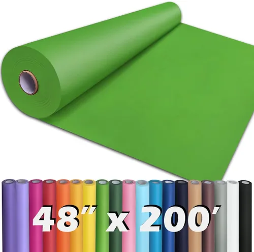 Miniatura 57 de PerkHomy - Rollo de papel kraft blanco de 36" x 2,400" (200') para manualidades, papel de tablón de anuncios, arte, cobertura de mesa, manualidades