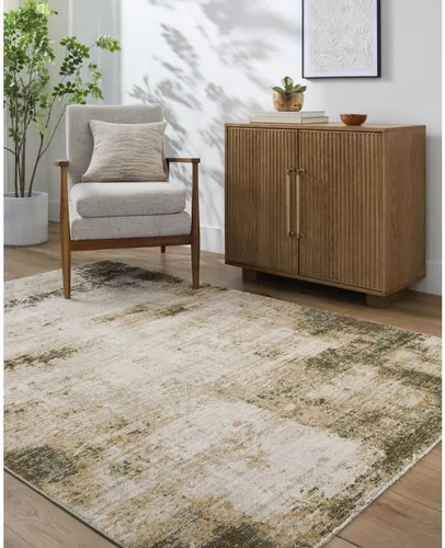 Miniatura 7 de Livabliss x Galey Alix Myrtle Avenue III - Alfombra moderna abstracta de área, 5'3" x 7'7" (5' x 8'), crema/taupe