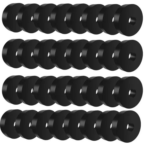 Miniatura 8 de Masmoc - 10 almohadillas de aislamiento – Arandelas de goma de 1.5 pulgadas de diámetro exterior 0.5 pulgadas de diámetro interior 0.4 pulgadas