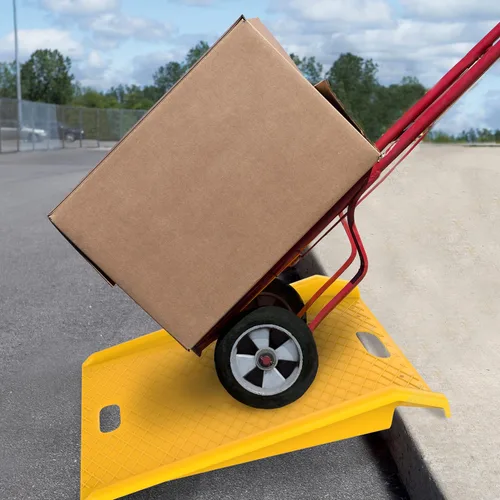Miniatura 8 de Rampa para bordillo - Rampa portátil resistente con capacidad de peso de 1000 libras - para carretillas de muebles, carretillas de mano o carritos