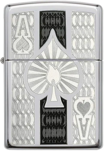 Miniatura 2 de Zippo Encendedores Ace Cromo