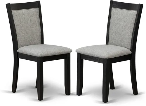 Miniatura 4 de East West Furniture DMMZ5-AB6-06 - Juego de mesa de comedor de 5 piezas para 4 personas, incluye una mesa de cocina redonda con Dropleaf y 4 sillas