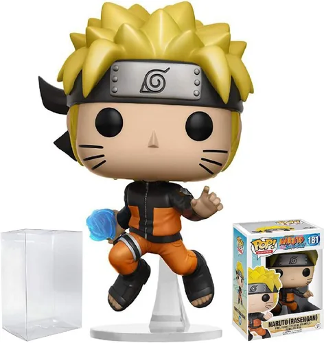 Miniatura 6 de POP Naruto Shippuden - Figura de vinilo de Naruto (Rasengan) Funko Pop! (paquete con funda protectora compatible con Pop Box), multicolor, 3.75
