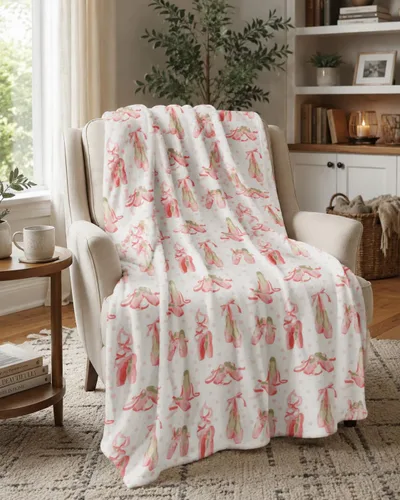 Miniatura 22 de Manta de forro polar suave para primavera de niñas y niños: bebés, pollitos, pájaros, flores en suave y acogedor amarillo, verde, rosa sobre fondo