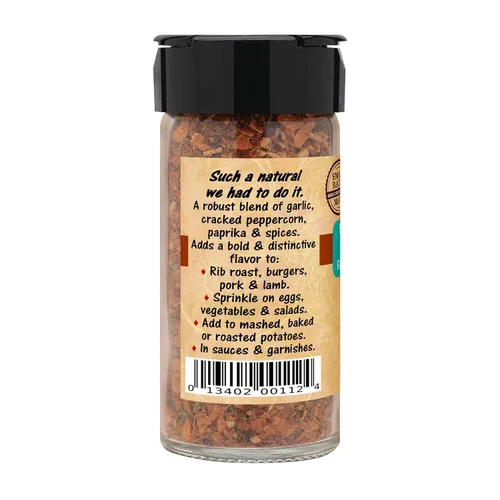 Miniatura 3 de Condimento de ajo y pimienta agrietada 2.7 oz.