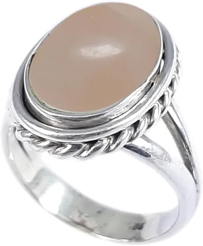 Miniatura 3 de Anillo fino de plata esterlina 925 para mujer, hecho a mano, joyería de piedras preciosas, anillo de moda (1379)