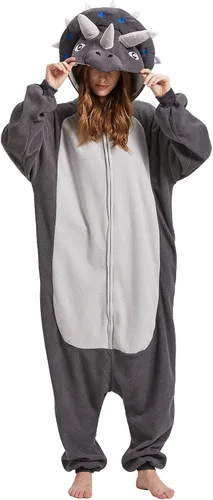 Miniatura 3 de BETIFUHOM Pijama de animal axolote unisex para adultos disfraz de Navidad de una pieza cosplay para mujeres y hombres