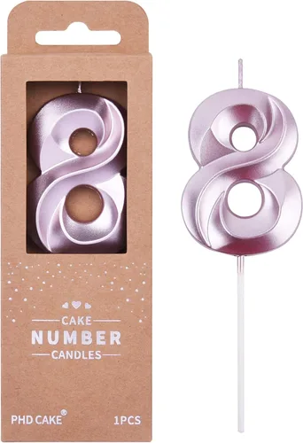 Miniatura 10 de PHD CAKE Velas de cumpleaños de 2 números de 7 cm de oro con diamantes, velas de número dorado, velas de número para pastel, celebración de fiesta