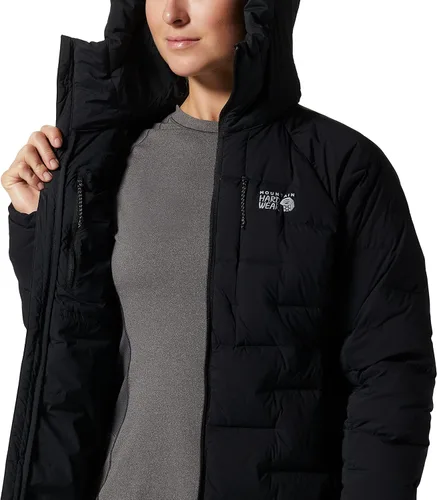 Miniatura 8 de Mountain Hardwear Parka elástica para mujer para campamento, viajes, senderismo de invierno y uso casual, aislada y duradera