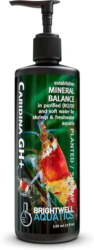 Miniatura 9 de Brightwell Aquatics Caridina GH+ Suplemento mineral restaura el sodio de calcio, magnesio y potasio en agua suave RO/DI para la cría de camarones