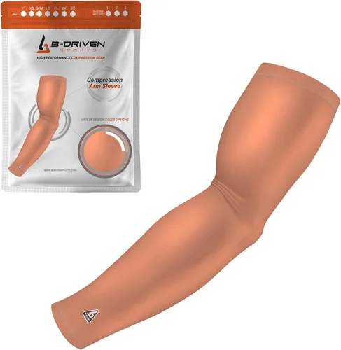 Miniatura 43 de B-Driven Sports Manga de Compresión Pro-Fit para Brazo - Deportes Atléticos Baloncesto, Fútbol, Sóftbol, Carrera, Juegos, - nan (1 unidad)