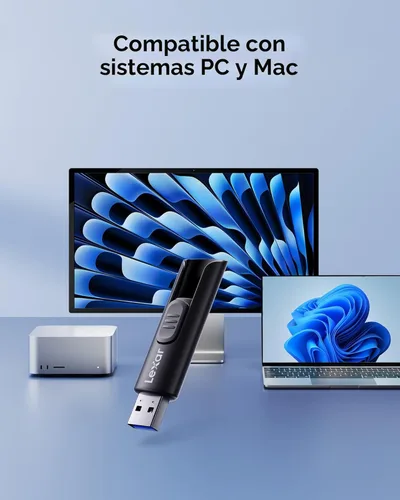 Miniatura 5 de Lexar Paquete de 2 unidades flash A30E de 128 GB USB 3.2 Gen 1, unidad USB de hasta 100 MB/s, expansión de almacenamiento y copia de seguridad