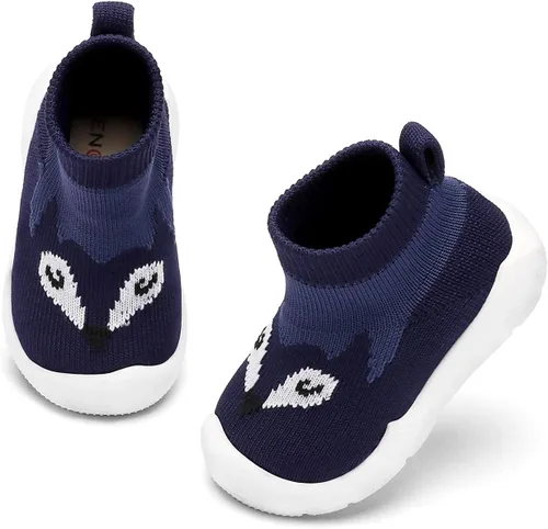 Miniatura 8 de Engtoy Baby Sock Shoes Baby Walking Shoes Infant Non-Slip Breathable Slippers with Soft Rubber Sole Baby Boys Girls Slip On Sneakers