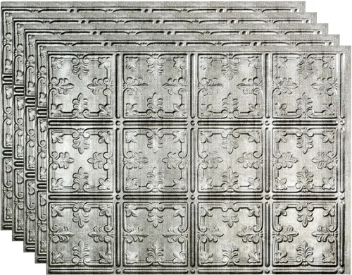 Miniatura 7 de FASÄDE Panel decorativo para salpicaduras de vinilo de estilo tradicional / patrón 10 en bronce antiguo (muestra de 6 x 6 pulgadas)