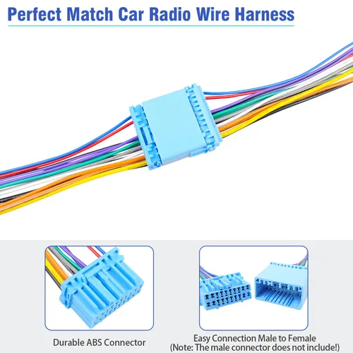 Miniatura 4 de Adaptador de arnés de cableado de radio femenino, reemplazo del conector de arnés de cable estéreo para automóvil para Acura 2001-2005 y Honda