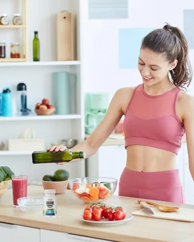 Miniatura 9 de Cápsulas de monohidrato de creatina, 1000 mg, 60 cápsulas vegetales, 30 porciones, para hombres y mujeres