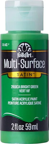 FolkArt 2950 Pintura acrílica multisuperficie, 2 onzas, verde brillante