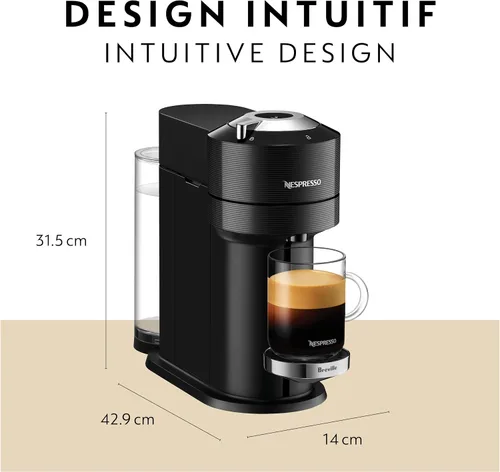 Miniatura 6 de Nespresso Vertuo Next de Breville, Negro