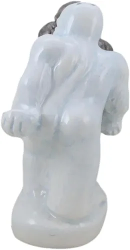 Miniatura 3 de Ebros - Juego de salero y pimentero de cerámica con diseño de muñeco de nieve blanco abominable y muñeco de nieve blanco, Yeti y gris, Sasquatch