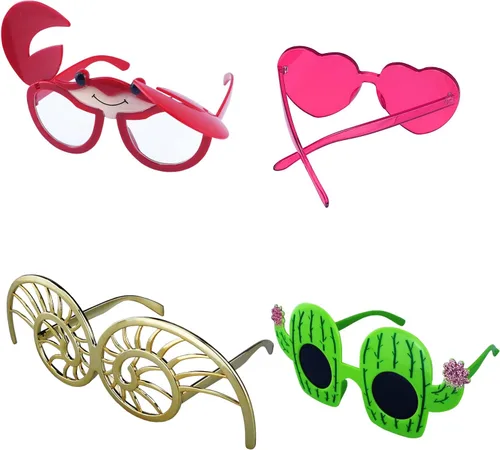 Miniatura 4 de Paquete de 12 gafas de sol divertidas para fiesta, novedosas gafas divertidas, máscaras de disfraz geniales para adultos, suministros de fiesta