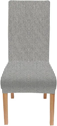 Miniatura 102 de CAPSCEOLL - Juego de 2 fundas para sillas elásticas, extraíbles y lavables, fundas para sillas Parson para sala de estar, comedor, cocina