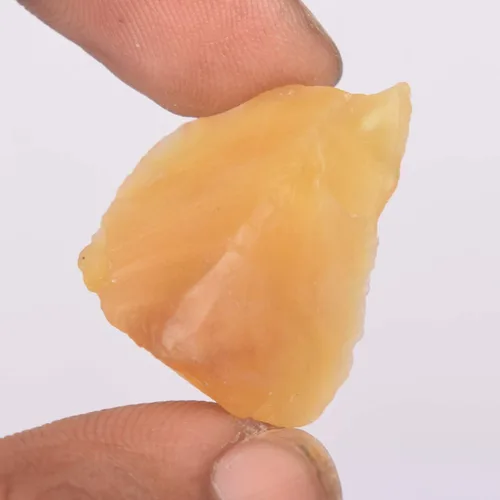 Miniatura 3 de gemhub Ópalo amarillo certificado Egl 28.50 Ct A grado natural piedra de ópalo amarillo áspero crudo para cabbing, Gema, Ópalo mejorado en tonos