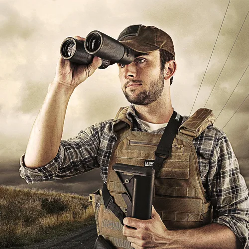 Miniatura 2 de Barska Optics AB11843 - Binoculares de almeja Blackhawk, 10 x 42 WP, lente verde