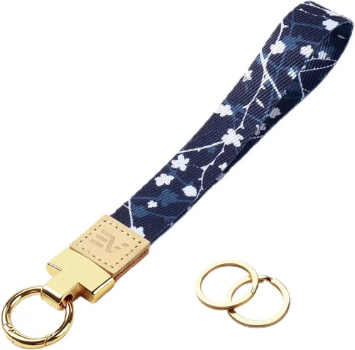 Miniatura 28 de EcoVision - Llaveros lindos con correa para llaves, llavero de muñeca para mujer, correa de insignia con 2 argollas para llaves